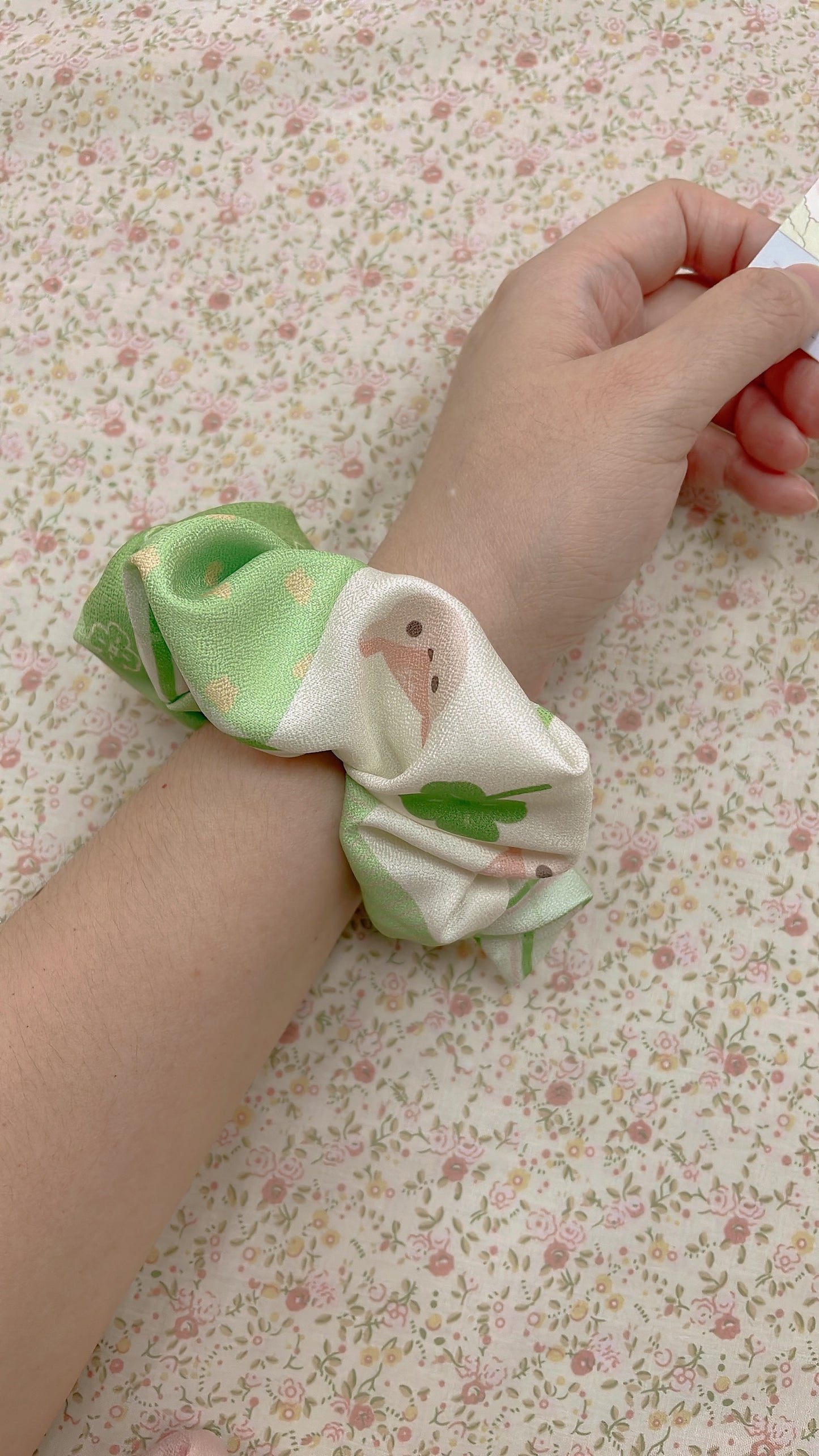 Fabric Patches Scrunchies