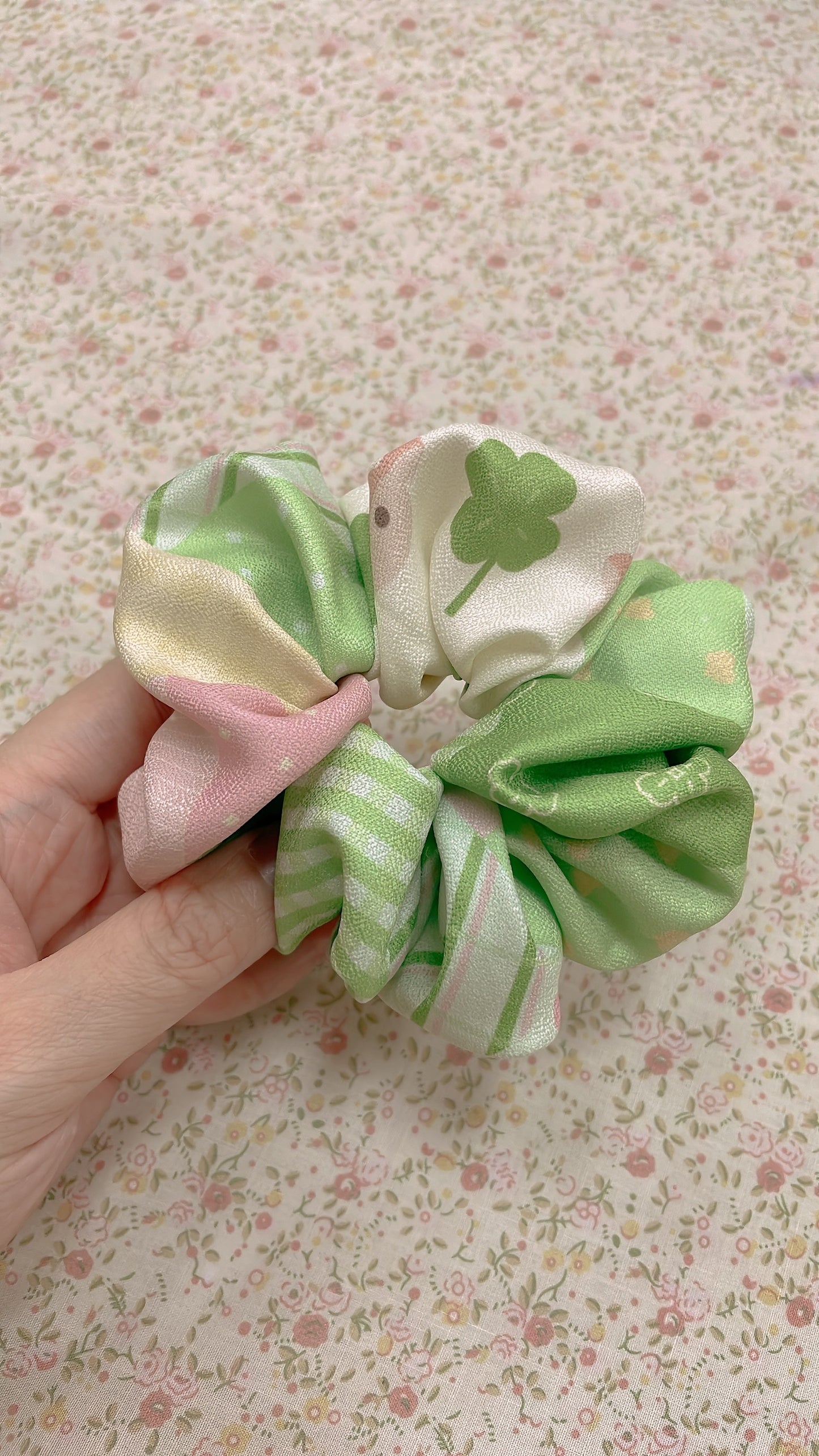 Fabric Patches Scrunchies