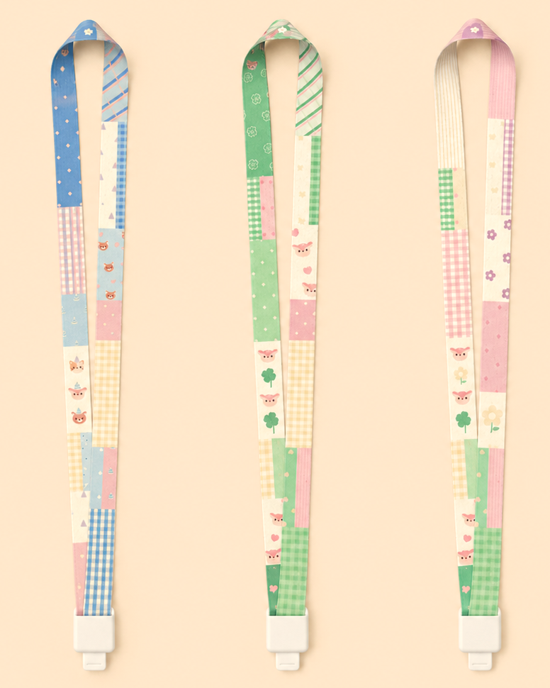 Lucky Clover Green Lanyard