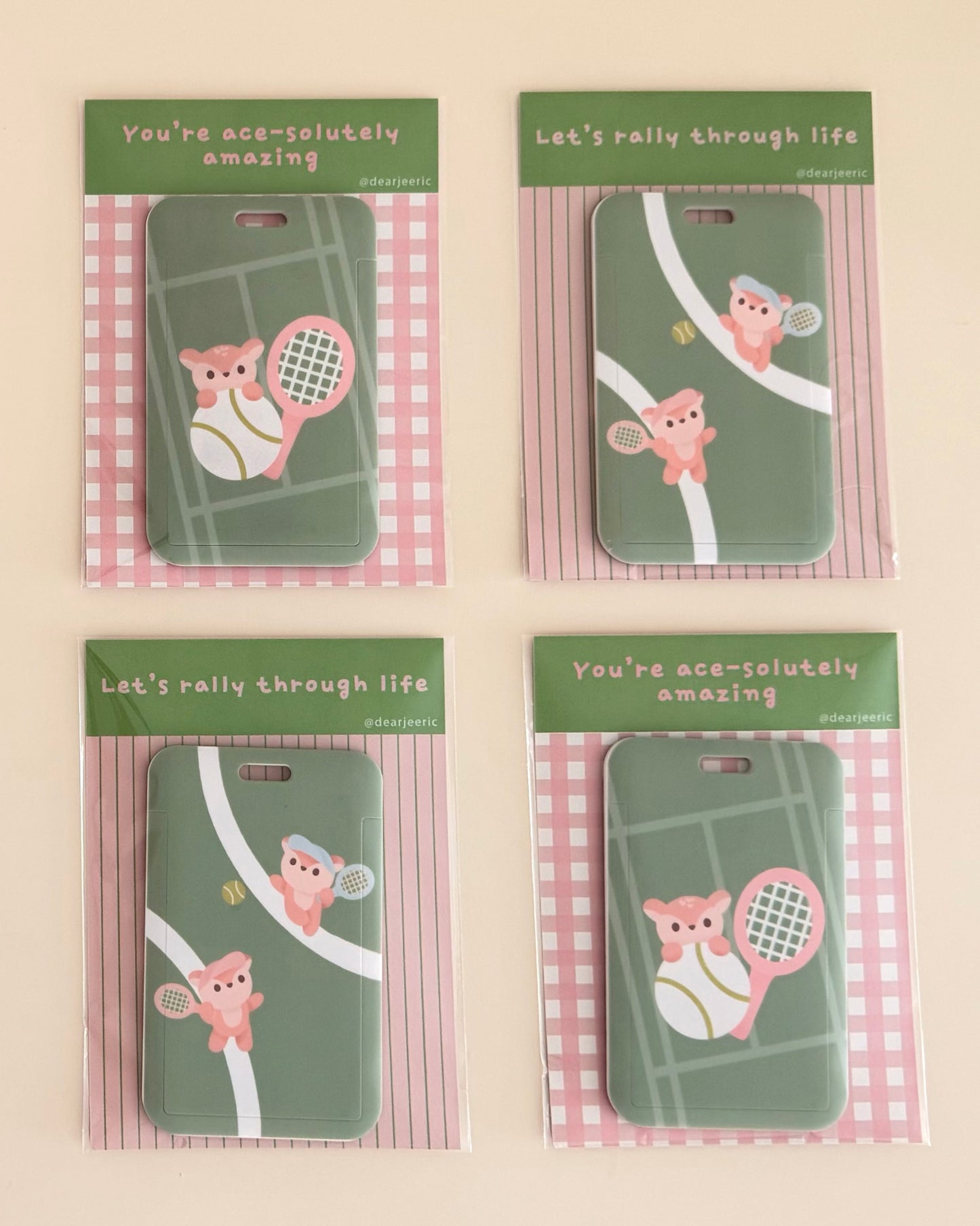 Let's Rally Through Life Card Holder