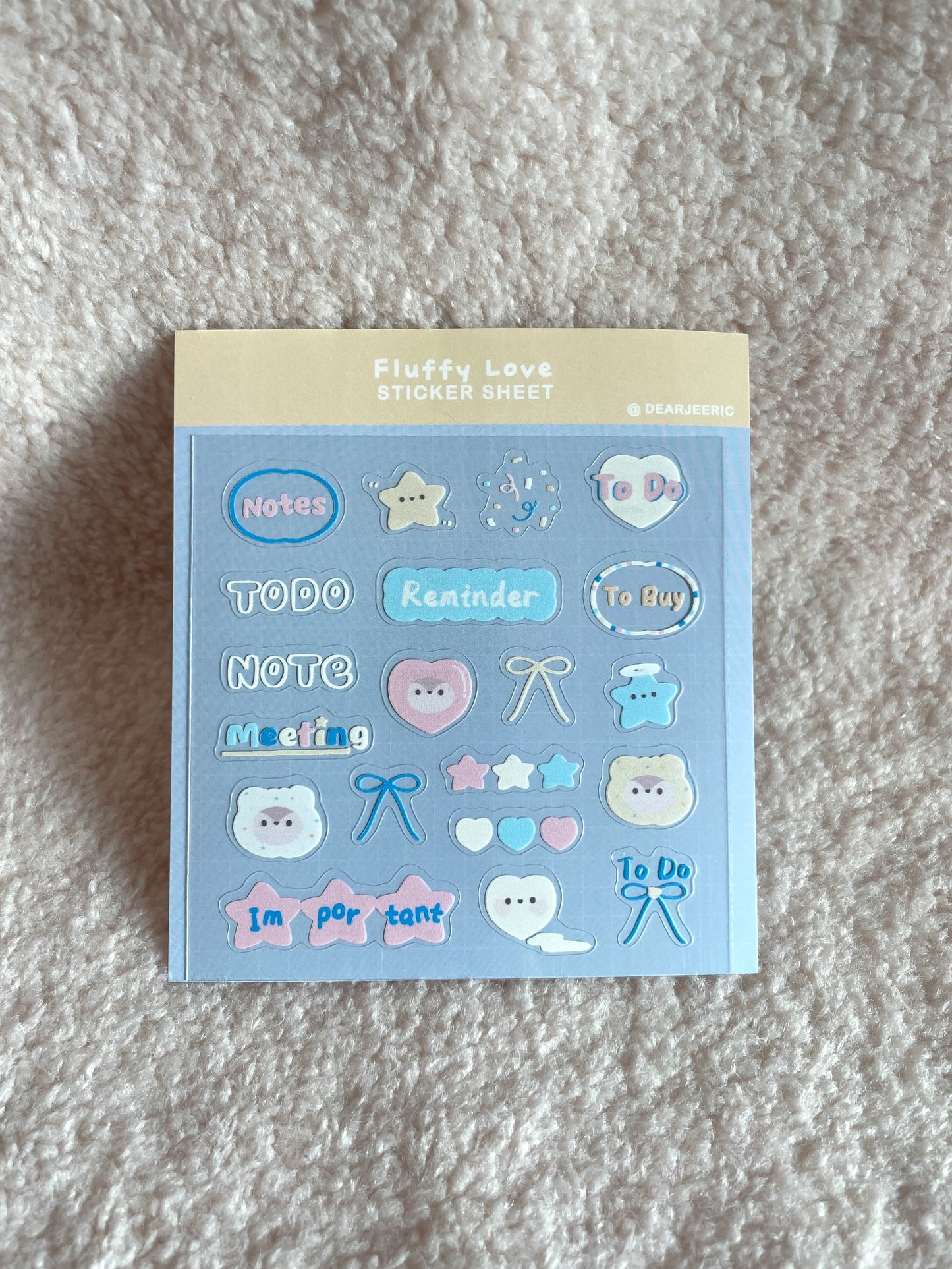 Fluffy Love Sticker